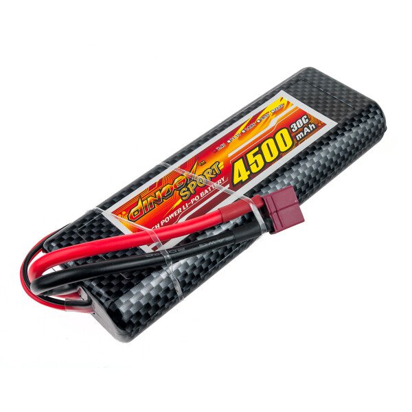 

Аккумулятор Dinogy Li-Pol 4500mAh 7.4V 2S 30C Hardcase 25x46x138мм T-Plug