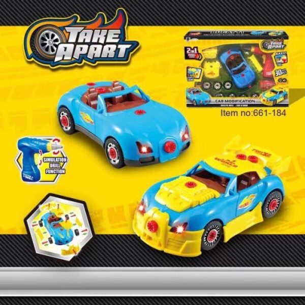 

Автоконструктор Take Apart 2 в 1 (свет, звук) 30 деталей (661-184)