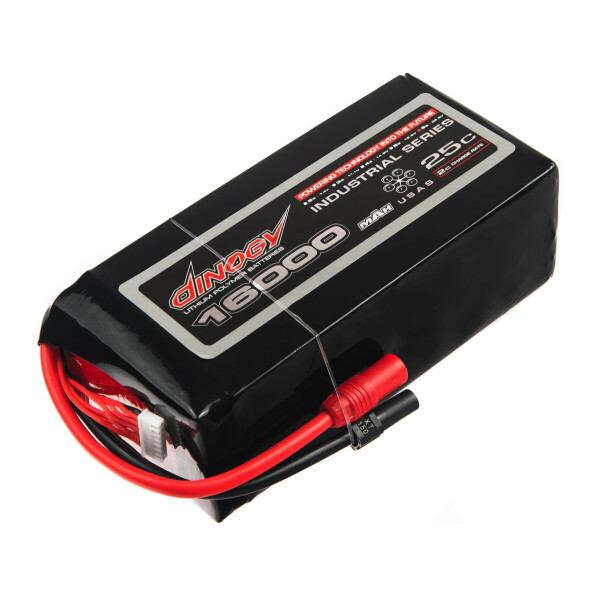 

Аккумулятор Dinogy Li-Pol 16000mAh 22.2V 6S 25C 63x85x180мм AS150+XT150