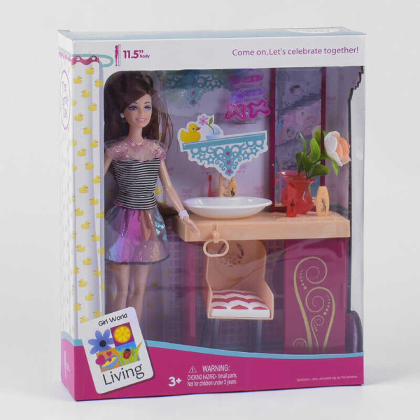 

Кукла «Ванная комната» JX 200-51 (36/2) в коробке