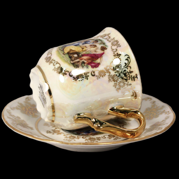 

Чашка thun constance/7626700 (мадонна , перламутр) кофейные 115/95мл 12 предметов 00000002186