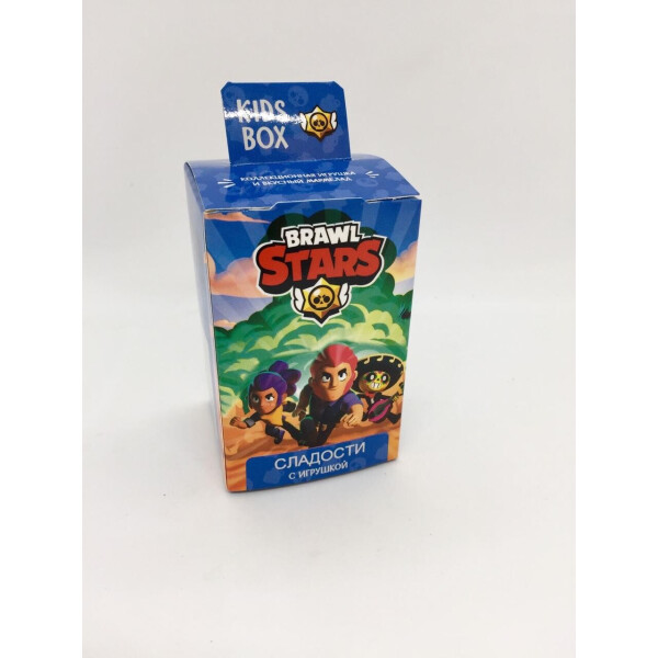 

Brawl Stars KIDS BOX -Sweet box - коллекционная фигурка в коробочке c мармеладом Свитбокс