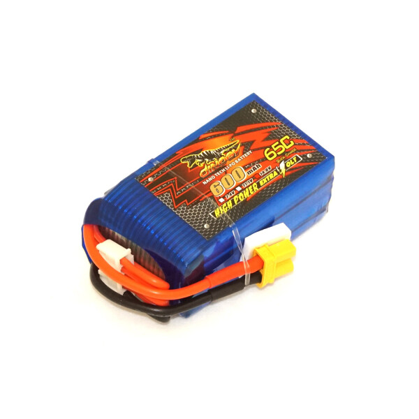 

Аккумулятор Dinogy Li-Pol 600mAh 14.8V 4S 65C XT30 52x30x23.5мм