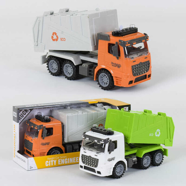 

Машина 98-632 A / 98-629 A (36/2) инерция, свет, звук, 2 вида, в коробке