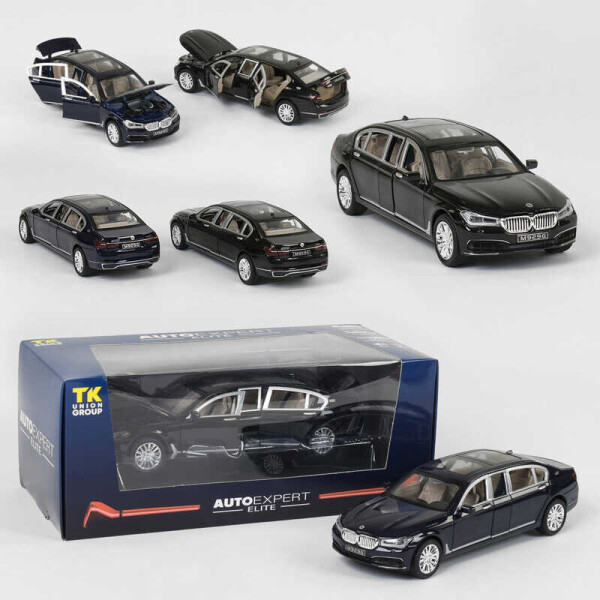 

Машина металлическая EL 7845 (36) "Auto Expert", 2 цвета, свет, звук, открываются двери, в коробке