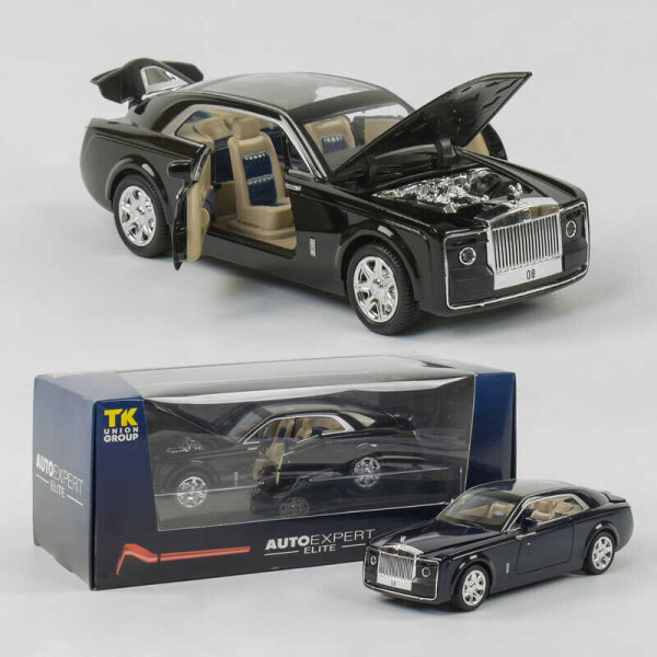 

Машина металлическая EL 8737 (36) "Auto Expert", 2 цвета, свет, звук, открываются двери, в коробке