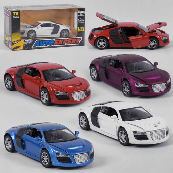 

Машина металлопластик LF - 23079 (72/2) "Auto Expert", 4 цвета, инерция, свет, звук, открываются двери, в коробке