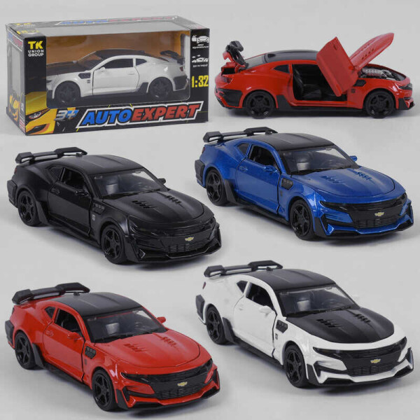 

Машина металлопластик LF - 77123 (72/2) "Auto Expert", 4 цвета, инерция, свет, звук, открываются двери, в коробке