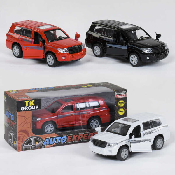 

Машина металлопластик S 22066 (96/2) "Auto Expert", 3 цвета, инерция, открываются двери, в коробке