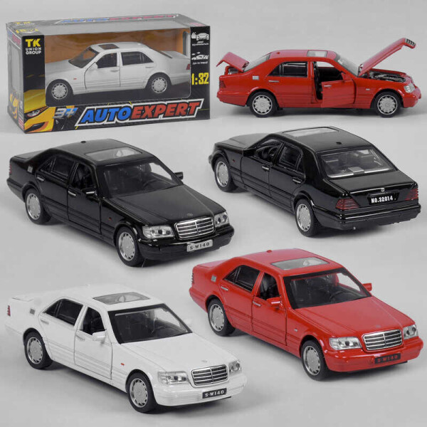 

Машина метталопластик LF - 43189 (72/2) "Auto Expert", 3 цвета , инерция, свет, звук, открываются двери, в коробке