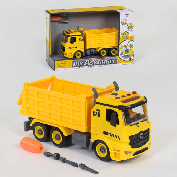 

Машина-конструктор YW 9070 D (12) свет, звук, инерция, в коробке