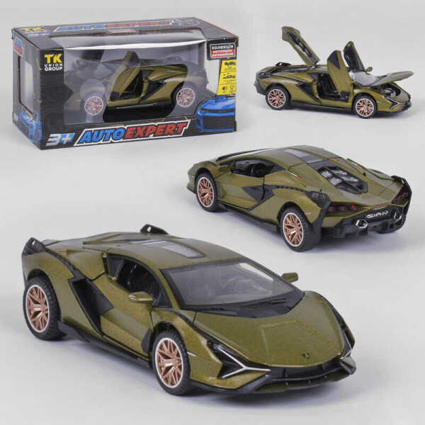 

Машинка 11907 (72) "AutoExpert" инерция, свет, звук, открываются двери, в коробке