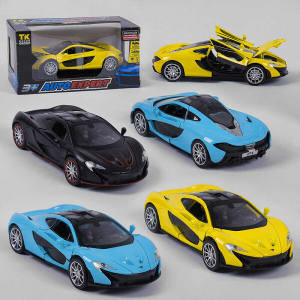 

Машинка 32153 / 33003 (72/2) Auto Expert", 3 цвета, инерция, свет, звук, открываются двери, в коробке