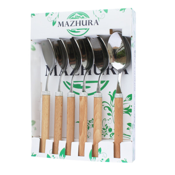 

Наборы приборов mazhura beech wood наборы ложок металический mz505665