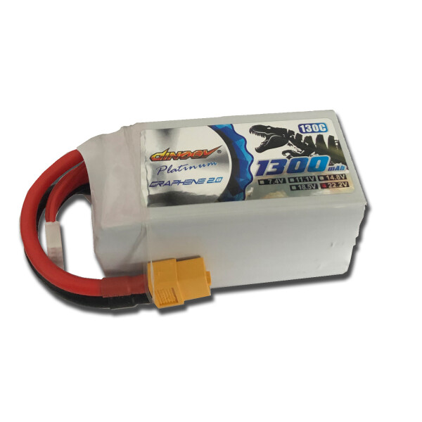 

Аккумулятор Dinogy PLATINUM G2.0 Li-Pol 1300mAh 22.2V 6S 130C XT60
