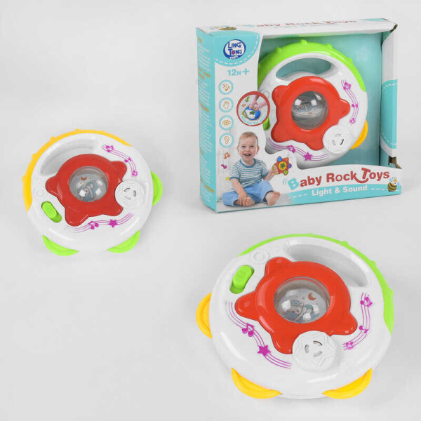 

Музыкальная игра-погремушка LT 8106 (120/2) 2 цвета, свет, звук, в коробке
