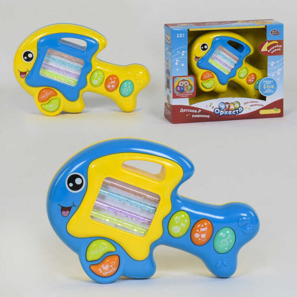 

Музыкальная игрушка 7764 (36) Play Smart, 2 вида, подсветка, мелодии, звук, в коробке