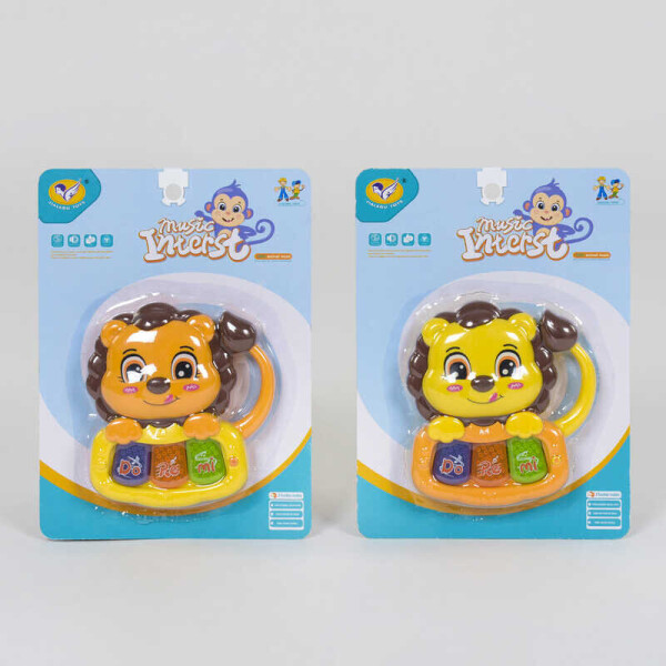 

Музыкальная игрушка 855-58 A (216/2) подсветка, 2 цвета, на листе
