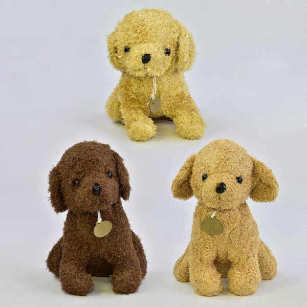 

Мягкая игрушка "Собачка" С 22815 (96) 3 цвета, 27см