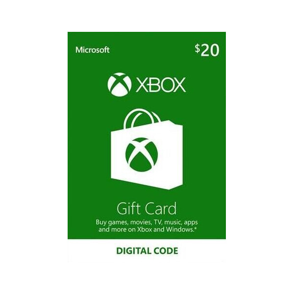 

Подарочная карта Xbox Live / Gift Card пополнение бумажника (счета) своего аккаунта на сумму 20 usd, US-регион