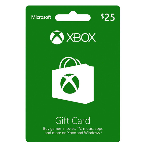 

Подарочная карта Xbox Live / Gift Card пополнение бумажника (счета) своего аккаунта на сумму 25 usd, US-регион