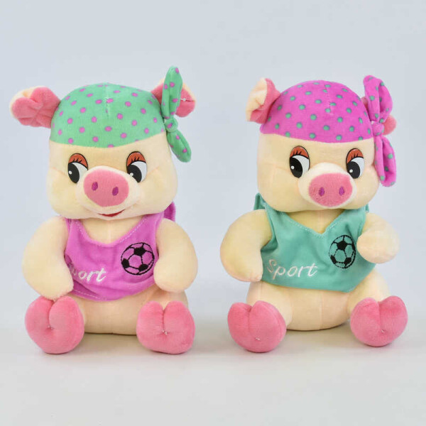 

Мягкая игрушка Свинка С 31215 (120) высота 24см, 2 цвета