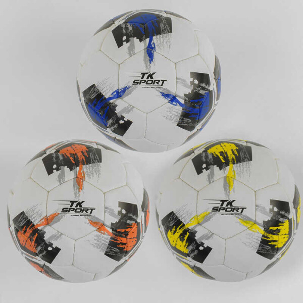 

Мяч футбольный GA- 2074 B (50) ``TK Sport``, 3 вида, матовый, 420-430 грамм, ручной шов, материал TPU, размер №5