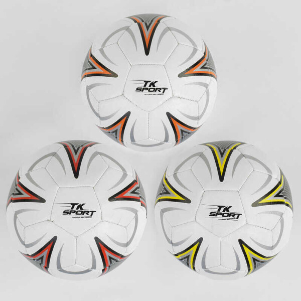 

Мяч футбольный GA- 2188 (50) ``TK Sport``, 3 вида, матовый, вес 400-410 грамм, синтетическая кожа PU, размер №5
