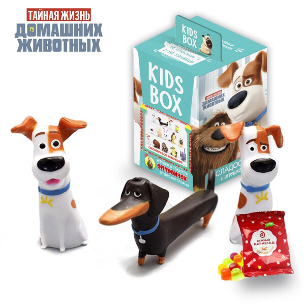 

Kids Box SweetBox Тайная жизнь домашних Животных с двумя игрушками
