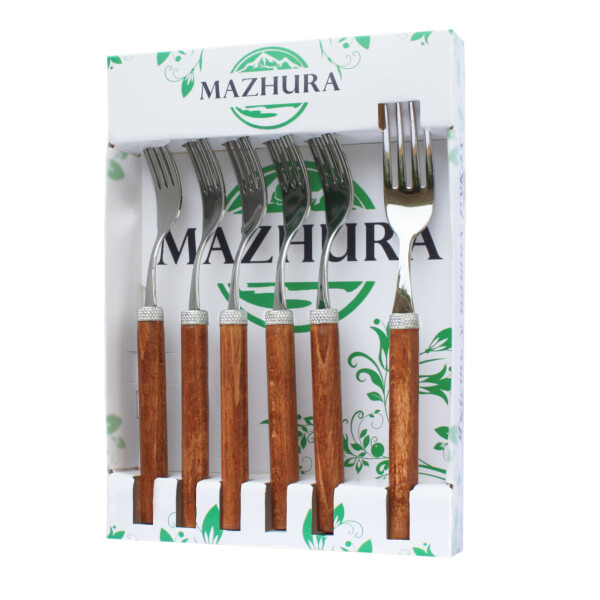 

Наборы приборов mazhura wood walnut наборы вилок металический mz505658