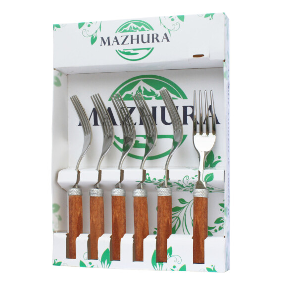 

Наборы приборов mazhura wood walnut наборы вилок металический mz506096