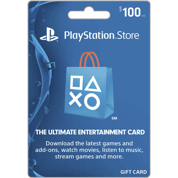 

Электронный ключ Сони PlayStation Network пополнение бумажника (счета) своего аккаунта на сумму 100 usd, US-регион