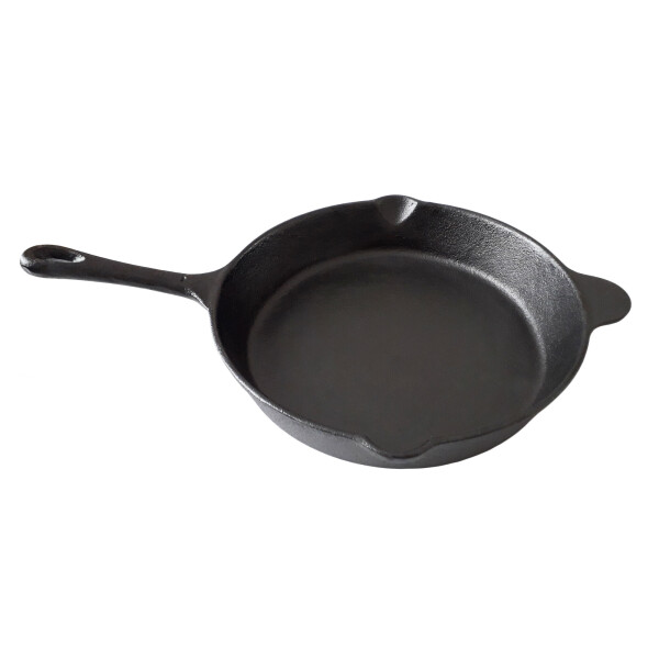 

Сковородка mazhura cast iron для жарки 30 см черный mzke30la