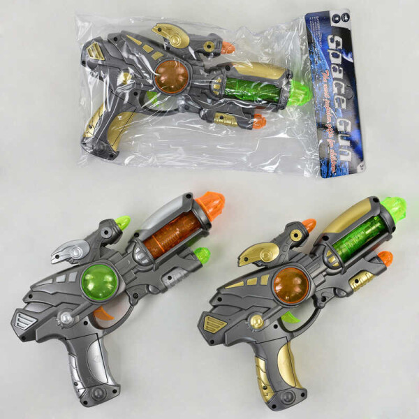 

Пистолет R 015-4 A (144) музыкальный, 2 вида, 1шт в кульке