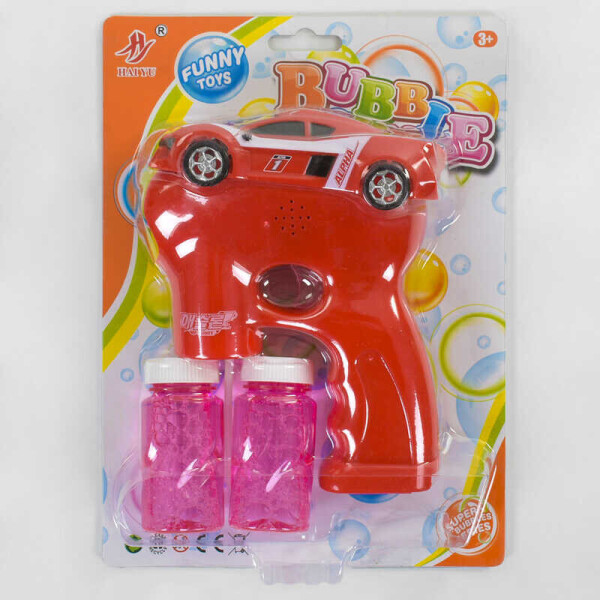 

Пистолет с мыльными пузырями 99090 (60/2) свет, звук, на листе