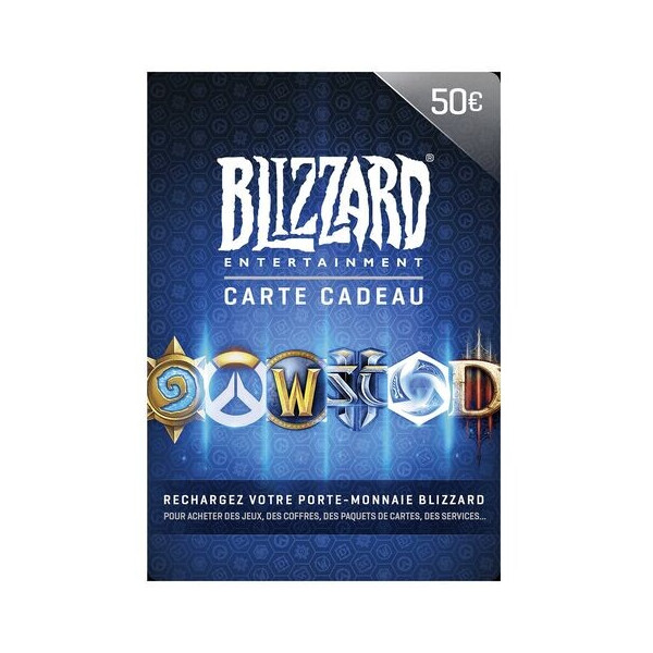 

Подарочная карта Близзард Blizzard Gift Card на сумму 50 EUR, EU-регион