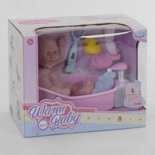 

Пупс функциональный WZJ 051 B «Набор ванна» (8/2) 2 вида, аксессуары, ванна с пеной, в коробке