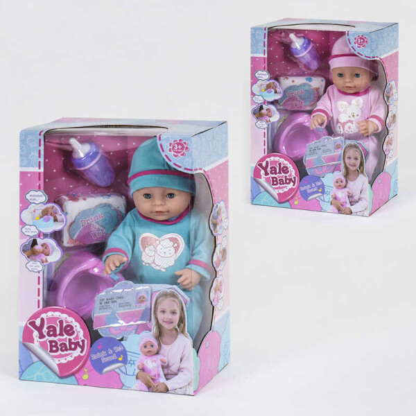 

Пупс функциональный YL 190019 A (8) 2 вида, с аксессуарами, 5 функций, музыкальный горшок, в коробке