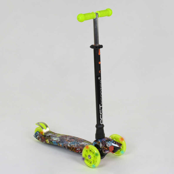 

Самокат А 25470 /779-1325 MAXI "Best Scooter" (1) пластмассовый, 4 колеса PU, СВЕТ, трубка руля алюминиевая, d=12см, в коробке