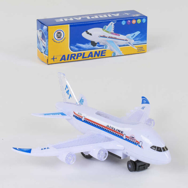 

Самолёт А 380-900 (144) ездит, звуковые и световые эффекты, в коробке