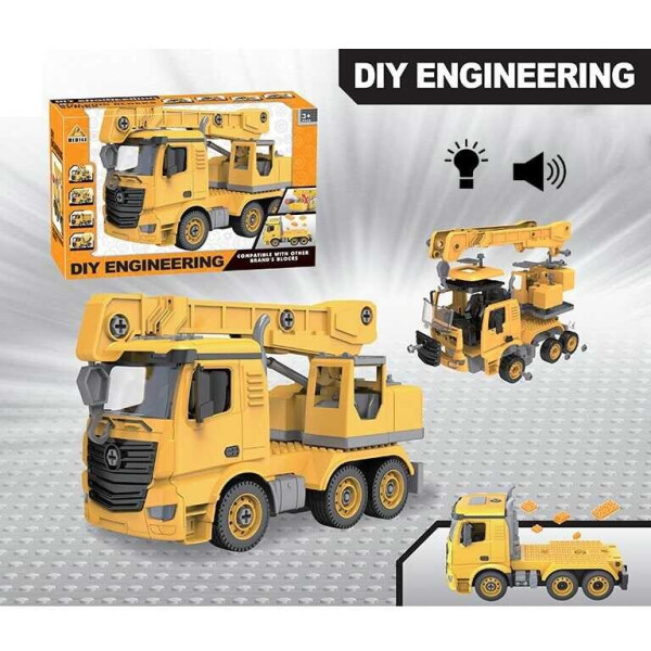 

Спецтехника BDL 601 В1 (24/2) 50 элементов, свет, звук, инерция, в коробке