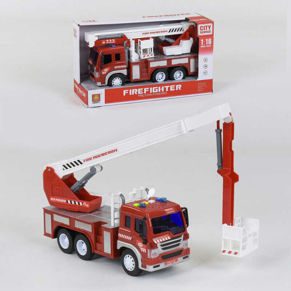 

Спецтехника WY 350 C "Пожарная машина" (24) инерция, свет, звук, в коробке