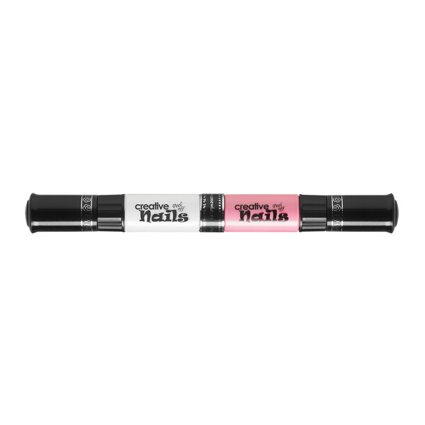 

Детский лак-карандаш для ногтей Malinos Creative Nails на водной основе (2 цвета Белый + Розовый)