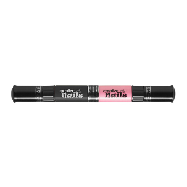 

Детский лак-карандаш для ногтей Malinos Creative Nails на водной основе (2 цвета Черный + Розовый)