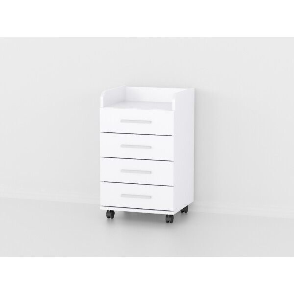 

Тумбочка на колесиках Forte Vilda 664x400x356 Белый