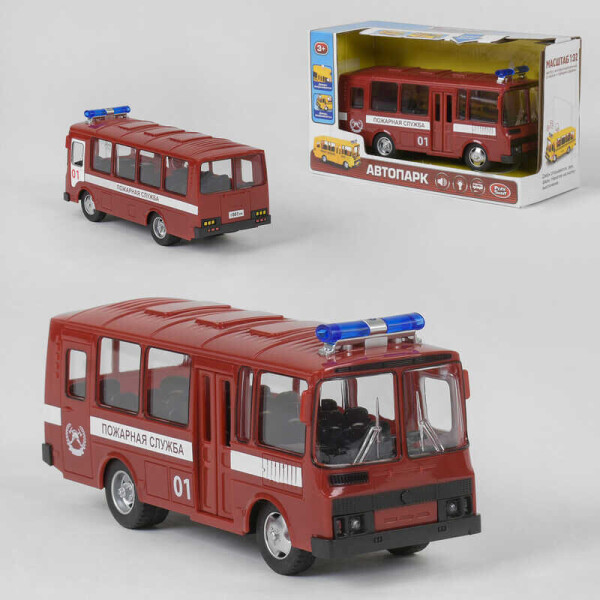 

Автобус 9714 А Play Smart (24) свет, звук, инерция, на батарейках, в коробке