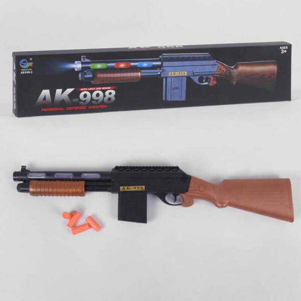 

Автомат АК 998-2 (72/2) свет, звук, в коробке