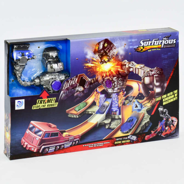 

Гоночный автотрек 9988-2 (12) "Битва с роботом" в коробке