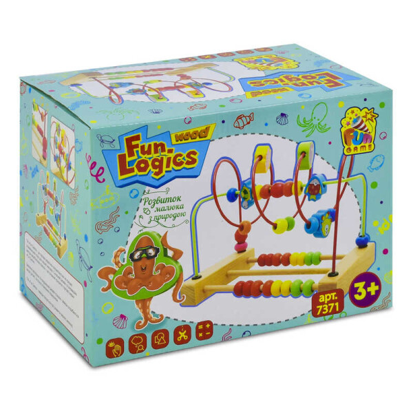

Деревянный Пальчиковый лабиринт 7371 (8) "FUN GAME", в коробке