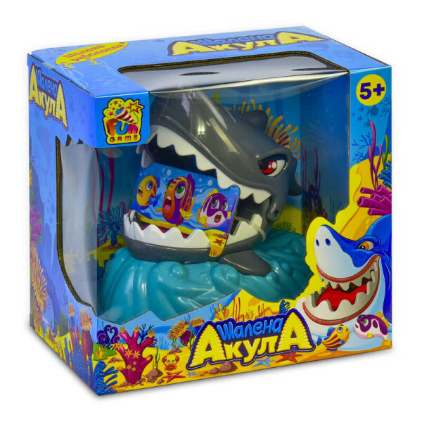 

Игра "Шалена Акула" 7386 (9) на батарейках, свет, звук, в коробке FUN GAME